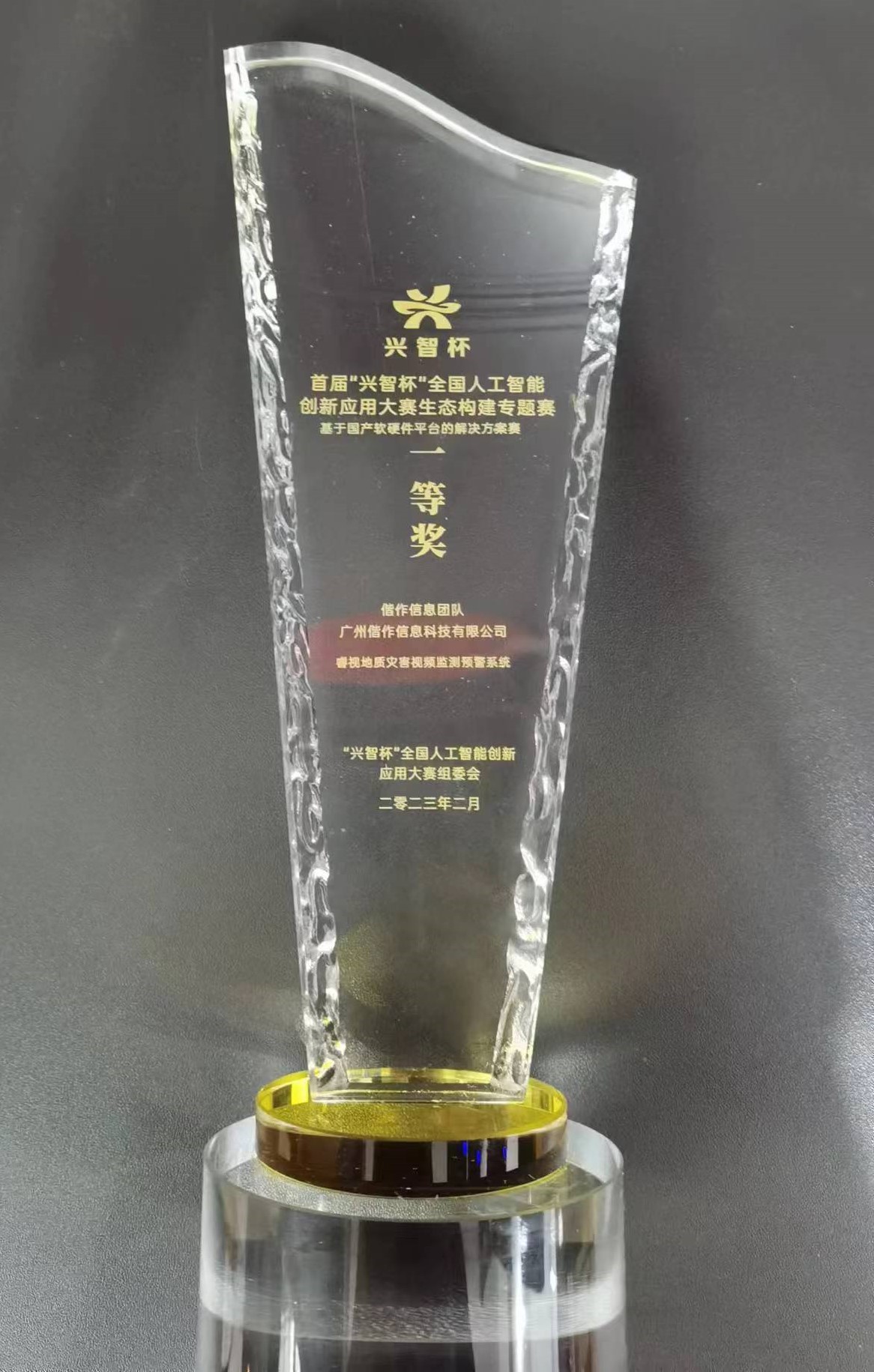 興智杯專題賽一(yī)等獎